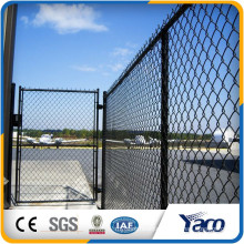 Top quality Dark green 5mm wire diameter PVC coated Chain link fence for baseball